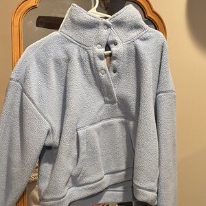 Abercrombie & Fitch Light Blue Sweatshirt